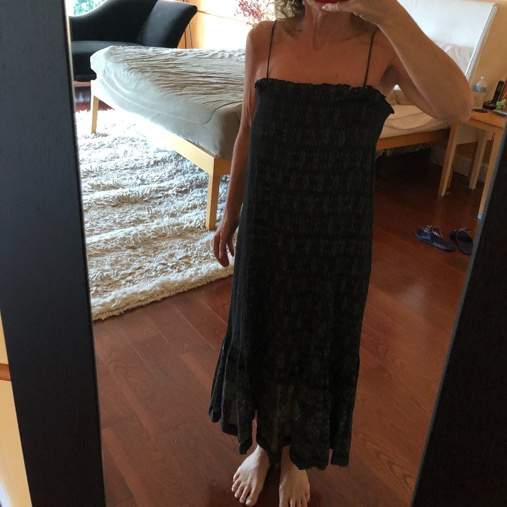 Spaghetti Strap Accordion-Pleated Dress w/ Jacket PRICED TO SELL - Picture 5 of 14